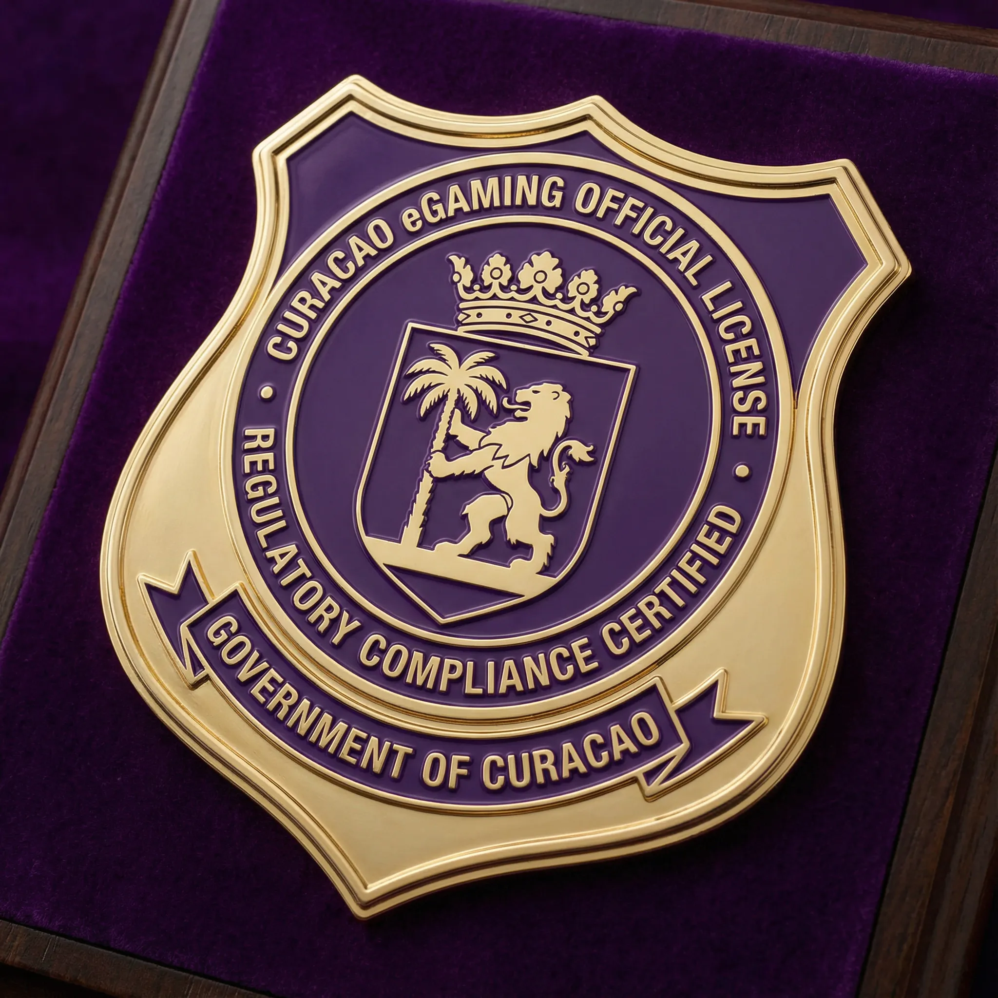 Selo de licença Curaçao eGaming do betboom