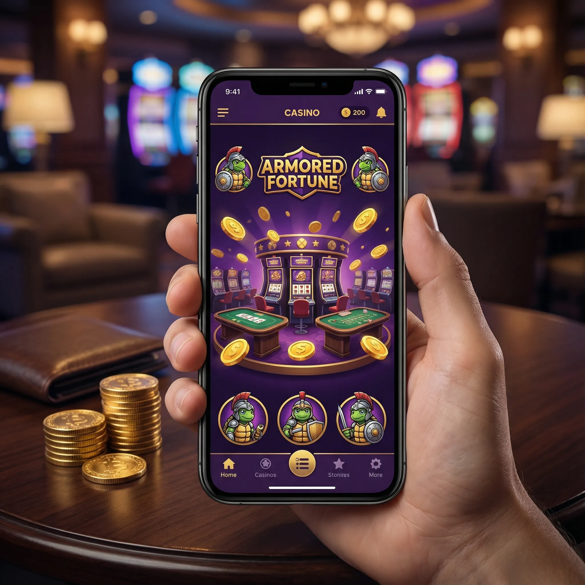 Aplicativo mobile betboom em smartphone